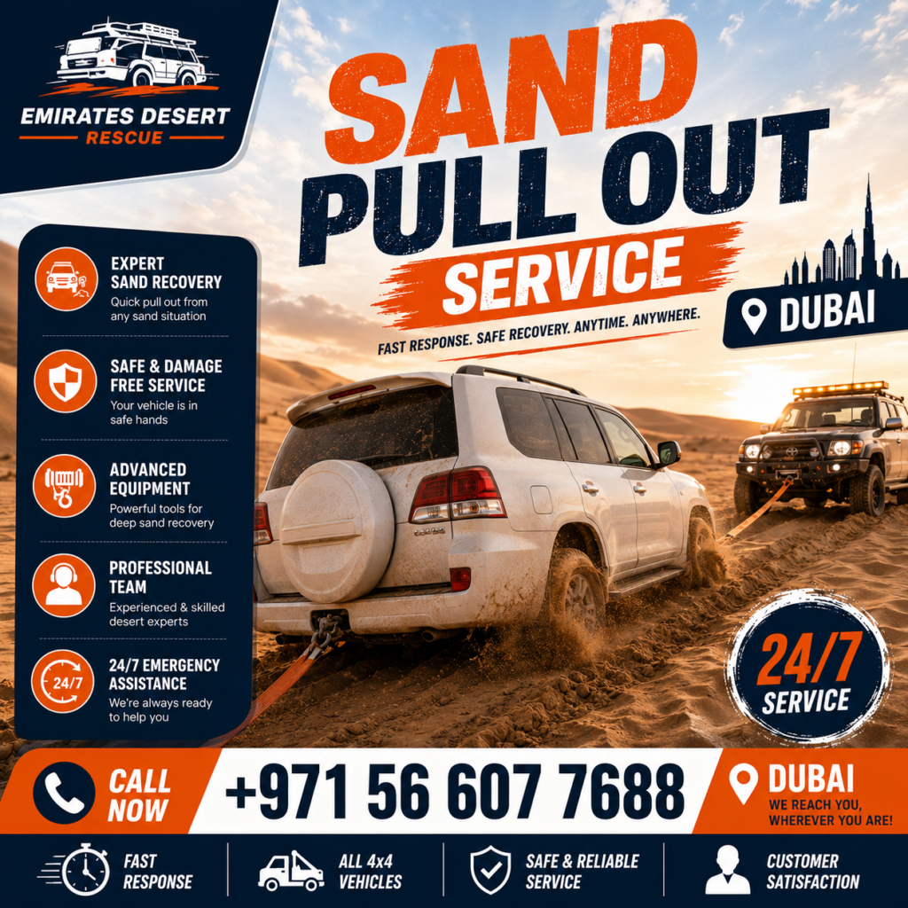 Sand Pull Out Service Dubai